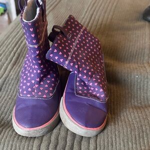 See Kai Run Kids Boots with Pink Hearts